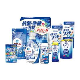 お歳暮 2025 【〜2026/2/5お届け】 アリエール抗菌除菌ギフト G LRL9128558 本体 詰め替え つめかえ 除菌 液体 洗濯洗剤 液体洗剤 柔軟剤 食器洗剤 洗たく槽クリーナー お祝い 内祝 お礼 送料無料 お供え 香典返し 冬ギフト 御歳暮