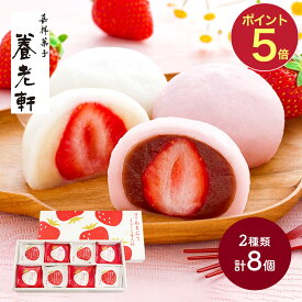 お中元 2025 夏ギフト 京都 「 養老軒 」 博多 あまおう まるごと 苺大福 計8個 SK2652 いちご大福 苺大福 イチゴ大福 フルーツ大福 和菓子 大福 養老軒 あまおう 内祝い 出産内祝い お取り寄せ 個包装 ギフト スイーツ 詰め合わせ 送料無料 御中元 お盆 初盆 お供え