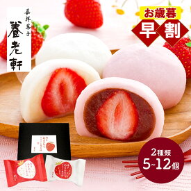 早割 お歳暮 2025 京都 「 養老軒 」 博多 あまおう まるごと 苺大福 白あん こしあん 5個 12個 SK2651-53W いちご大福 フルーツ大福 大福 苺大福 イチゴ大福 あまおう 和菓子 お祝い お礼 内祝い ギフト 送料無料 個包装 詰め合わせ お供え 冬ギフト 御歳暮