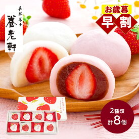 早割 お歳暮 2025 京都 「 養老軒 」 博多 あまおう まるごと 苺大福 計8個 SK2652 いちご大福 苺大福 イチゴ大福 フルーツ大福 和菓子 大福 養老軒 あまおう 内祝い 出産内祝い お取り寄せ 個包装 ギフト スイーツ 詰め合わせ 送料無料 お供え 冬ギフト 御歳暮
