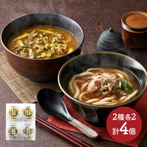 超早割 お歳暮 2025 香川 小豆島 うす家 牛肉 & カレー 手延うどん 2種セット 計4個 SK2360 うす家冷凍うどん 麺 本格 手延うどん 冷凍食品 食品 具入 お取り寄せ おすすめ お礼 お取り寄せグルメ