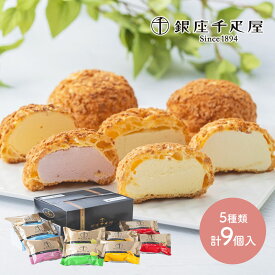 早割 お中元 父の日 2026 銀座千疋屋 銀座 プレミアム シュー アイス 5種 9個 SK2720 千疋屋 アイスクリーム アイス シュークリーム シューアイス デザート スイーツ セット フルーツ ギフト プレゼント お祝い 内祝い お礼 結婚内祝い 送料無料 お返し 夏ギフト 御中元