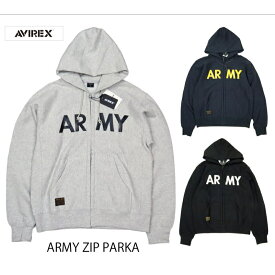 AVIREX アヴィレックス フルジップ スウェットパーカー ARMY 6123445 ￥12,980