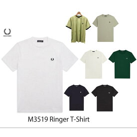 FRED PERRY フレッドペリー RINGER T-SHIRT リンガーTシャツ 無地Tee M3519 ￥8,800