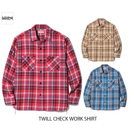 シュガーケーン SUGAR CANE SC28956 ツイル チェックワークシャツ TWILL CHECK WORK SHIRT ネルシャツ ￥15,180