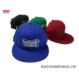 Cheswick チェスウィック CH02526 ロードランナー ウール ベースボールキャップ ROAD RUNNER WOOL CAP “RR CALIFORNIA” ￥8,690