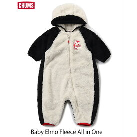 CHUMS チャムス Baby Elmo Fleece All in One ベビーエルモフリースオールインワン CH27-1022 カバーオール ￥8,580
