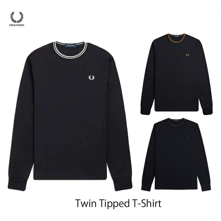 楽天市場】FRED PERRY フレッドペリー Twin Tipped L/S T-SHIRT 