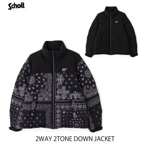 Schott �V���b�g 2WAY 2TONE DOWN JACKET 2�E�F�C 2�g�[�� �_�E�� �W���P�b�g 782-3253003 ��44,000