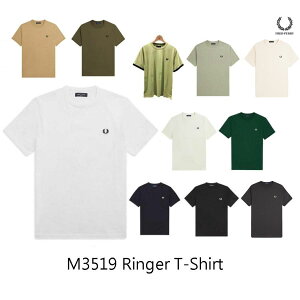 FRED PERRY �t���b�h�y���[ RINGER T-SHIRT �����K�[T�V���c ���nTee M3519 ��8,800