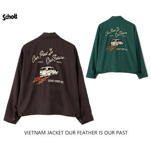 Schott �V���b�g VIETNAM JACKET OUR FEATHER IS OUR PAST �x�g�i�� �W���P�b�g �A���[�t�F�U�[�C�Y�A���[�p�X�g 7824252007 ��28,600