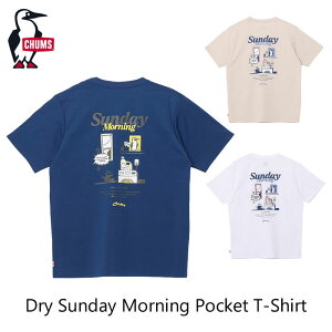 CHUMS �`�����X Dry Sunday Morning Pocket T-Shirt CH01-2761 CH11-2761 �h���C�T���f�[���[�j���O�|�P�b�gT�V���c Men's Women's �����Y �E�B�����Y ��6,380