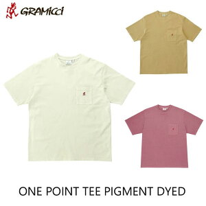 Gramicci �O���~�` ONE POINT TEE PIGMENT DYED G304-OGJ-PG �����|�C���gT�V���c�s�O�����g�_�C UNISEX ���j�Z�b�N�X ��8,800