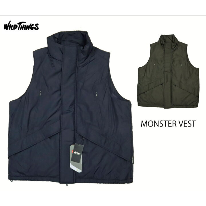 楽天市場】WILD THINGS ワイルドシングス MONSTER VEST モンスター 