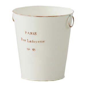 レトロ ブリキバケツ風 ゴミ箱 ダストボックス バケツ ごみ箱 アンティーク調 小物入れ おしゃれ スチール かわいい 可愛い 北欧 西海岸 西洋風 プランター 収納 植物 トラッシュカン トラッ