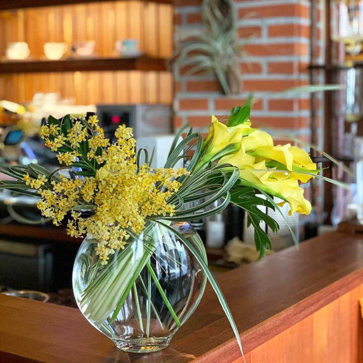 楽天市場 花瓶 おしゃれ ガラス 北欧 フラワーベース 平べったい円形 韓国 一輪挿し かわいい 可愛い インスタ映え インテリア 生花 ドライフラワー 高さ16cm 丸形 シンプル ユニーク 北欧雑貨 花器 ガラス瓶 ガラス花瓶 大きい 花びん オシャレ プレゼント 贈り物 観葉