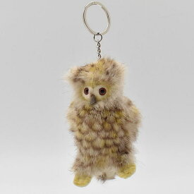 ハンサ【HANSA】リアルぬいぐるみキーチェーン フクロウ ふくろう