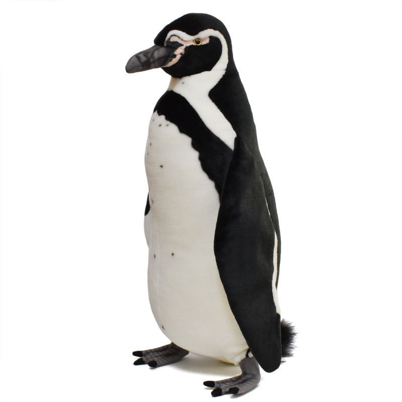 hansa もちもち ふわふわ リアルアニマル 動物 そっくり 大人気 ハンサ【HANSA】リアルぬいぐるみフンボルトペンギン 66cm
