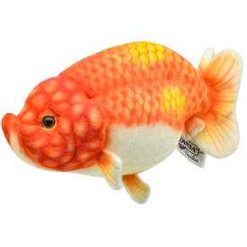 ハンサ【HANSA】リアルアニマル ぬいぐるみ ランチュウ 23 GOLD FISH 金魚 お魚さん さかな 観賞魚