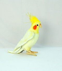 ハンサ【HANSA】リアルぬいぐるみ オカメインコ18cm オーストラリア ブランド hansa かわいい 映える 開店祝い 内祝い 誕生日祝い