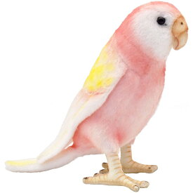 ハンサ【HANSA】リアルアニマル ぬいぐるみ アキクサインコ14cm