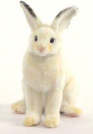 ハンサ【HANSA】リアルぬいぐるみ 白ウサギ 18cm うさぎ ラビット オーストラリア ブランド hansa かわいい 映える 開店祝い 内祝い 誕生日祝い
