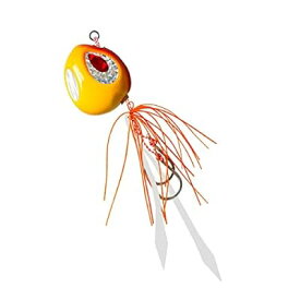 タイラバ 200g 海釣り レーザーシールの目 夜光 フック付き タイラバ ネクタイ 真鯛 釣り 鯛ラバ 1個/パック(赤とオレンジ)