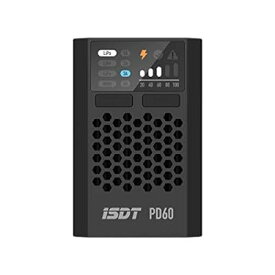 ISDT PD60 XT60コネクタ 60W 6A バッテリーバランス充電器 Type-C 入力 1-4S Lipoバッテリー Life Lilon LiHv Pb NiMH XT60用