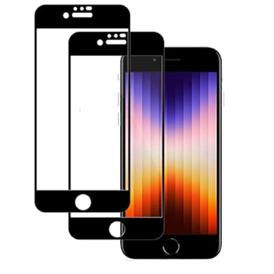 KPNS 日本素材製 全面保護 iPhoneSE 3 第3世代 2022   iPhone SE2 第2世代   8   7 用 ガラスフィルム 強化ガラス カバー 保護フィルム