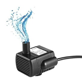 水中ポンプ 小型 ミニ 排水ポンプ 池 水槽 循環 潜水 USB給電 静音 揚程 1M DC5V 吐出量180L/H