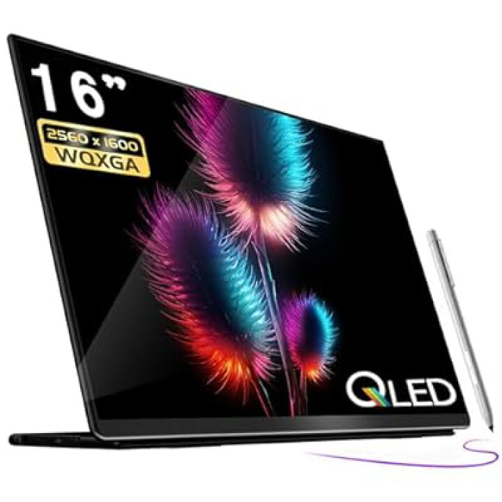楽天市場】モバイルモニター WQXGA 16インチ 2K 2560x1600 QLED 量子 