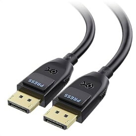 【VESA認証済み】 DisplayPort 2.1 ケーブル 1m 40Gbps DP40 8K 60Hz 4K 144Hz ブラック ゲームモニター、PC、RTX 4080/4090/RX 7900など用の FreeSync、G-SYNC、HDR