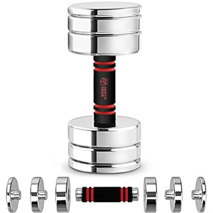 楽天市場】【公式】 ダンベル 可変式 小型 スチール製 15kg (7kg/10kg 