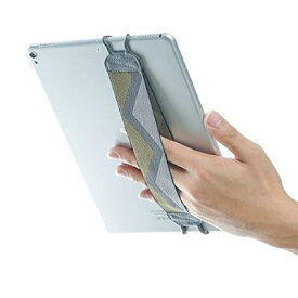 タブレット用安全ハンドストラップ - 対応 iPad Pro 11, iPad 9, iPad mini 6, iPad Air 5, 対応 Samsung Galaxy Tab & Note - Google Nexus - Asus Transf