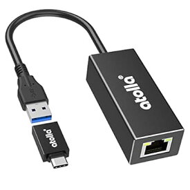 USB3.0 LANアダプター Switch 有線LANアダプター USB to RJ45 [10/100/1000Mbps超高速/ギガビット イーサネット通信] USB3.0 Type C LAN変換アダプター 在宅勤務 Nintendo Swit