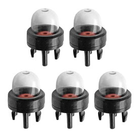 プライマリーポンプ 5個入 草刈り機 交換用部品パーツ チェーンソー燃料ポンプ 刈払機を修理 キャブレター 内径約15.6mm 総長約34mm