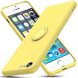 iPhone SE3 用ケース 第3世代 iPhone SE2 用ケース iPhone8 用ケース iPhone7 用ケース リング付き 耐衝撃 TPU 車載対応ホルダー対応 スマホケース シリコン スタンド機能 360度回転 薄型 軽量 アイフォン