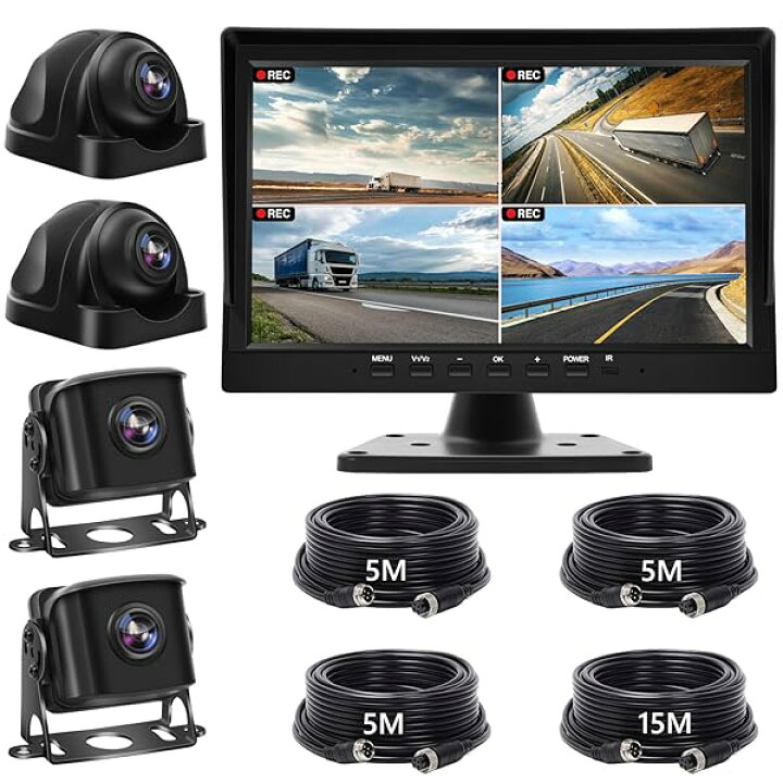 楽天市場】録画機能付き バックカメラモニターセット AHD1080P バック 