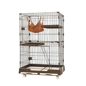 猫 ケージ キャットケージ 猫ケージ ペットケージ 猫 ゲージ 82*57*124CM キャスター付き ハンモック キャットケージ猫 梯子付き ドア付き トレー付き ステップ付き 多頭飼い 脱走防止 留守番 1段 2段 組み替え自由 お掃除らくらく猫