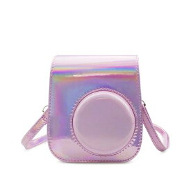 チェキケース,Fujifilmチェキinstax mini12/mini11/mini 8/mini8+/mini9ケース instax mini11/mini 9/mini8/mini8+カメラケース チェキ保護ケース ショルダーストラップ付き P
