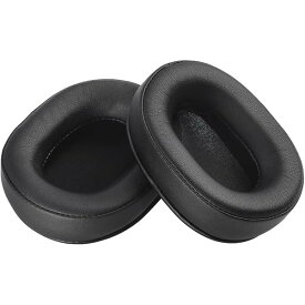 交換用イヤーパッドCompatible With Audio Technica WS660BT ATH-WS660BT ワイヤレスオーバーイヤーヘッドフォン - プロテインコーテックスイヤーマフクッション（ブラック）