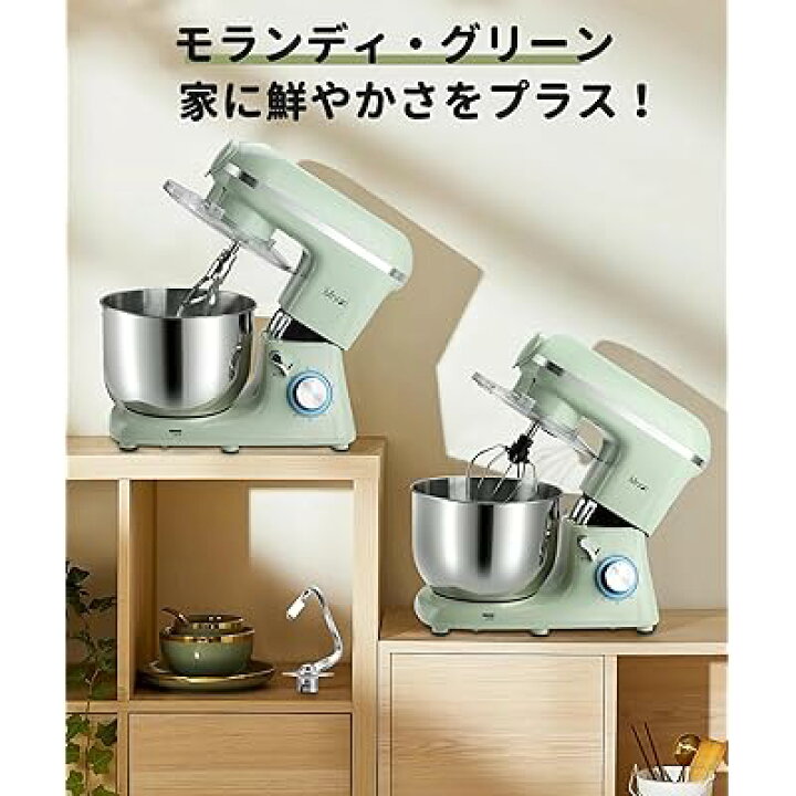 楽天市場】スタンドミキサー 卓上ミキサー 6L 大容量 多機能 ミンチ機 