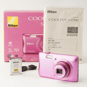 �j�R�� Nikon COOLPIX S3700 �s���N 8x ���w�Y�[��