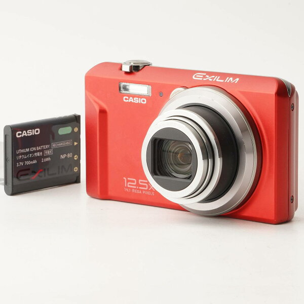 カシオ Casio EXILIM EX-ZS100 レッド 12.5x 光学ズーム