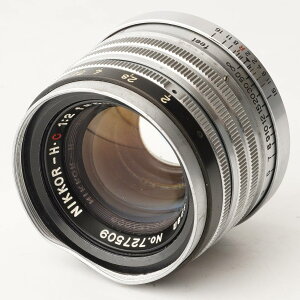 �j�R�� Nikon Nippon Kogaku NIKKOR H C 5cm 50mm F2 ���� ���C�J L39 �}�E���g