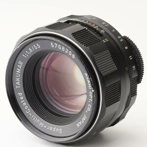 y^bNX Pentax Asahi Super Multi Coated Takumar 55mm F1.8 M42}Eg