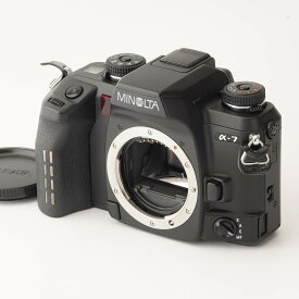 ミノルタ Minolta α-7 alpha-7 ボディ 35mm 一眼レフフィルムカメラ ブラック