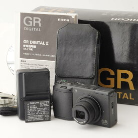 RICOH GR DIGITAL II ブラック コンパクトデジタルカメラ ショット数:2003