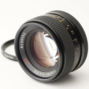 �R���^�b�N�X Contax �J�[���c�@�C�X Carl Zeiss Planar 50mm F1.4 T* AEJ C/Y �}�E���g
