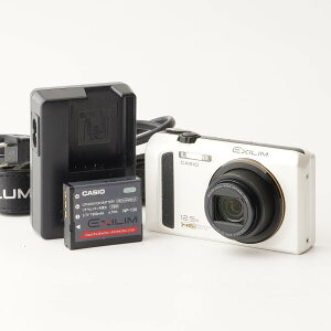 �J�V�I Casio EXILIM EX-ZR100 �z���C�g 12.5x ���w�Y�[��